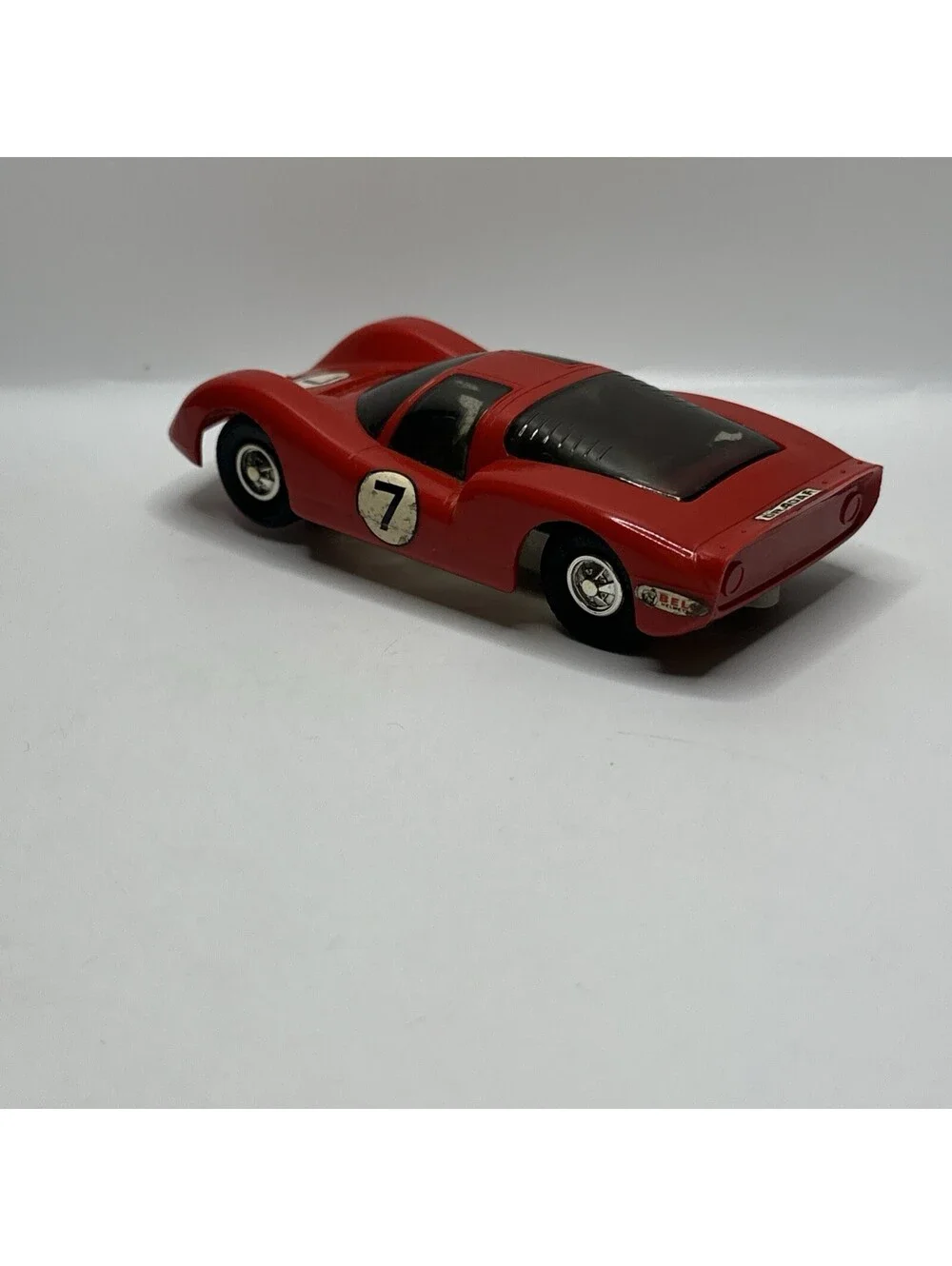 Vintage ELDON #3708 red PORSCHE 'CARRERA 1/32 SCALE Slot Car FAST SHIPPING